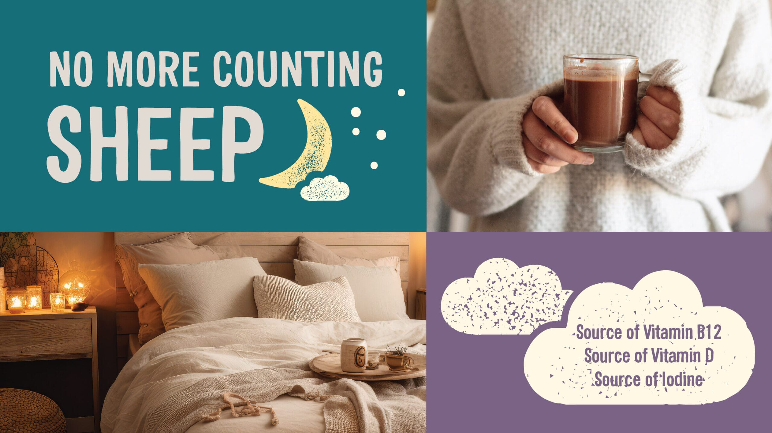 Sleep well grid of 4